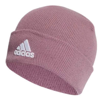 Dámská zimní čepice ADIDAS LOGO BEANIE CUF WONORC WHITE