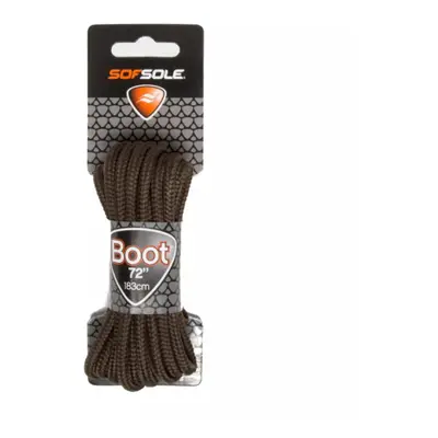 Tkaničky do bot SOFSOLE LACES OUTDOOR 801980 DARK BROWN WAXED 183 CM