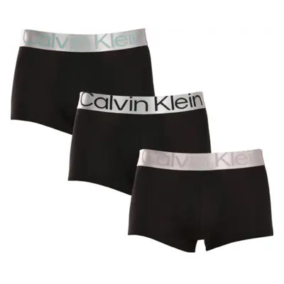 Pánské boxerky CALVIN KLEIN 3 PACK-LOW RISE TRUNK-B- BLACK, ZONI BEACH, ASH LGS