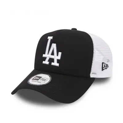 Pánská kšiltovka NEW ERA 940 Clean Trucker LA DODGERS BLACK WHITE NOS