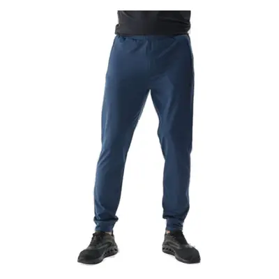 Pánské zateplené tepláky 4F TROUSERS FNK-WAW24TFTRM682-31M-NAVY MELANGE