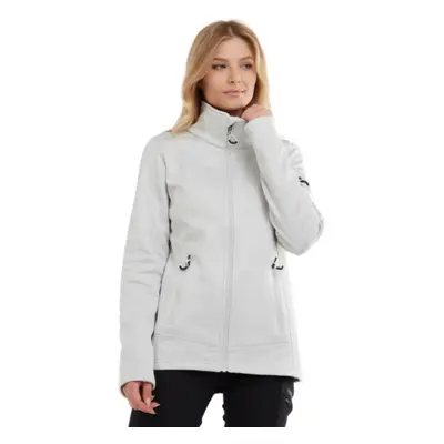 Dámská lyžařská mikina se zipem FUNDANGO Antila Fleece Jacket-120-white heather