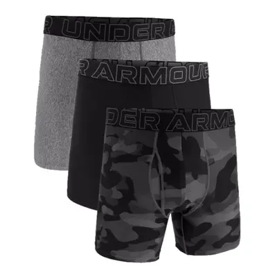 Pánské boxerky UNDER ARMOUR 6 PACK-Perf Tech Nov 6 inch-MARINE OD GREEN