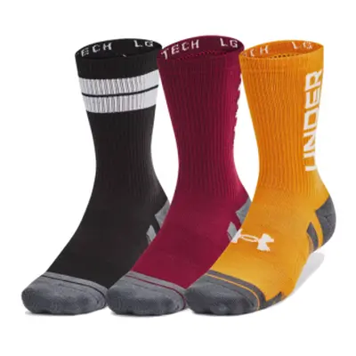 Ponožky UNDER ARMOUR 3 PACK-UA Perf Tech Nov Crew-RED