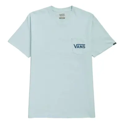 Pánské triko s krátkým rukávem VANS STYLE 76 BACK SS TEE-BLUE GLOW-TEAL