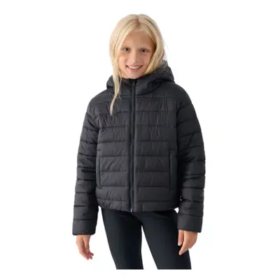 Dívčí bunda 4F JUNIOR DOWN JACKET-JWAW24TDJAF449-20S-BLACK