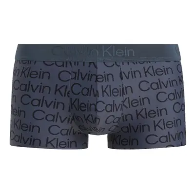 Pánské boxerky CALVIN KLEIN 1 PACK-LOW RISE TRUNK-MESH LOGO_INK