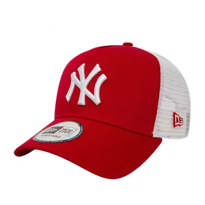 Kšiltovka NEW ERA 940 AF TRUCKER MLB CLEAN TRUCKER NY YANKEES SCARLET WHITE NO