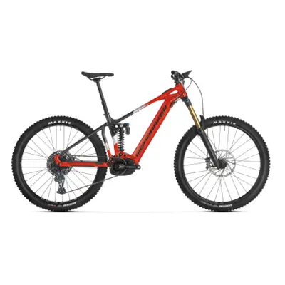 Horské elektrokolo MONDRAKER Level RR, flame red vortex grey racing silver