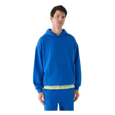 Pánská mikina s kapucí 4F SWEATSHIRT-WAW24TSWSM1311-36S-COBALT