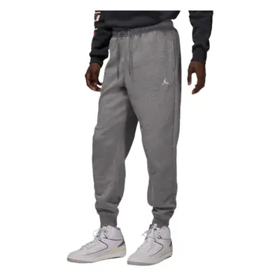 Pánské zateplené tepláky NIKE M J BRKLN FLC PANT-091 CARBON HEATHER WHITE