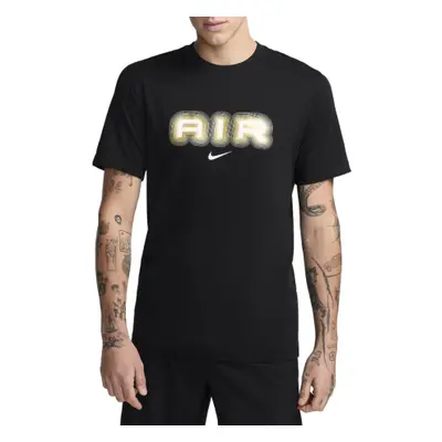 Pánské tepláky NIKE M NSW SW AIR GRAPHIC TEE-010 BLACK METALLIC GOLD