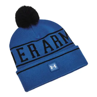 Pánská zimní čepice UNDER ARMOUR M Halftime Pom Beanie-BLU