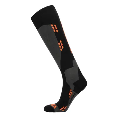 Lyžařské podkolenky (ponožky) TECNICA Merino ski socks, black orange