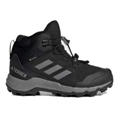 Juniorská členková turistická obuv ADIDAS Terrex Mid Jr GTX core black grey three core black