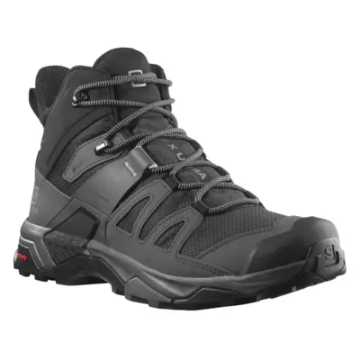 Pánská kotníková turistická obuv SALOMON X Ultra 4 M Mid GTX black magnet pearl blue