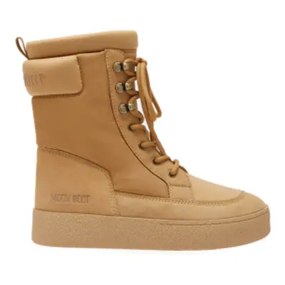 Dámské vysoké zimní boty MOON BOOT MB LTRACK COMBAT BOOT -L003 SAND