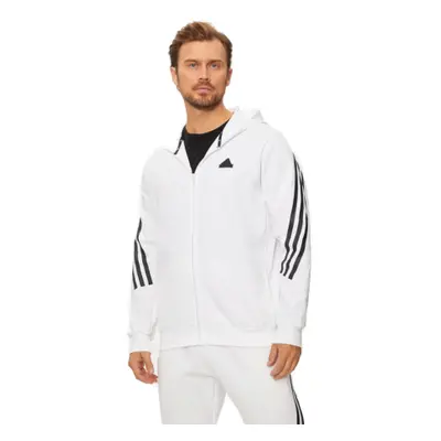 Pánská mikina se zipem ADIDAS M FI 3S FZ-JJ4158-White