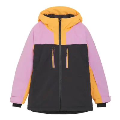 Dívčí lyžařská bunda COLOR KIDS Jr. Ski Jacket - Colorblock-741660.1919-Phantom