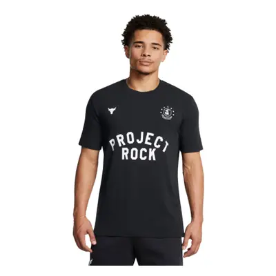 Pánské triko s krátkým rukávem UNDER ARMOUR PROJECT ROCK UA PROJECT ROCK SS BOH-BLK