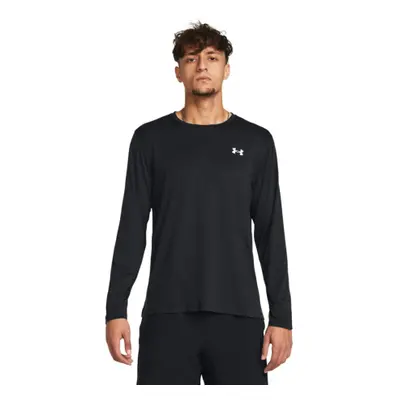 Pánské tréninkové tričko s dlouhým rukávem UNDER ARMOUR UA LAUNCH LONGSLEEVE-BLK