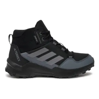 Juniorská členková turistická obuv ADIDAS Terrex AX4 R.Rdy Mid core black grey four grey six