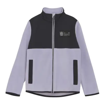 Dívčí flísová mikina se zipem COLOR KIDS Fleece Jacket -6053-Languid Lavender