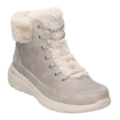 Dámské kotníkové zimní boty SKECHERS Glacial Ultra taupe