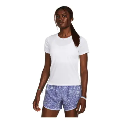 Dámské tréninkové triko s krátkým rukávem UNDER ARMOUR UA Launch Shortsleeve-WHT