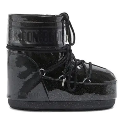 Dámské nízké zimní boty MOON BOOT MB ICON LOW GLITTER-N001 BLACK