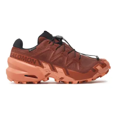 Dámská běžecká trailová obuv SALOMON Speedcross 6 GTX rum raisin barn red canyon clay