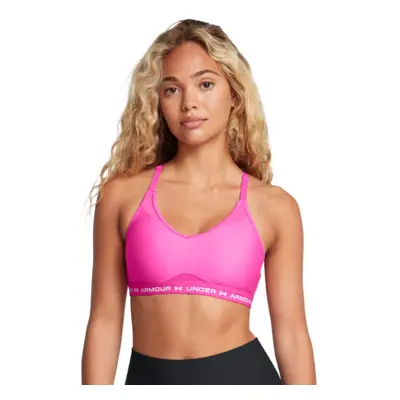 Dámská tréninková sportovní podprsenka UNDER ARMOUR UA Crossback Low Bra-PNK