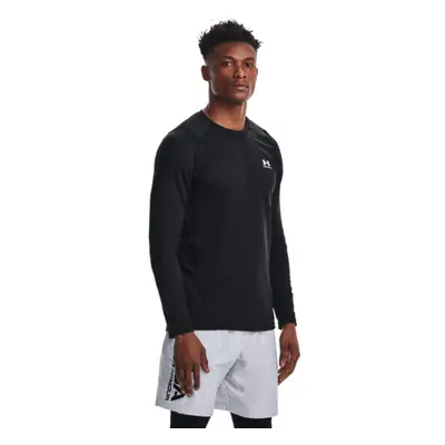 Pánské kompresní tričko s dlouhým rukávem UNDER ARMOUR UA CG Armour Fitted Crew-BLK