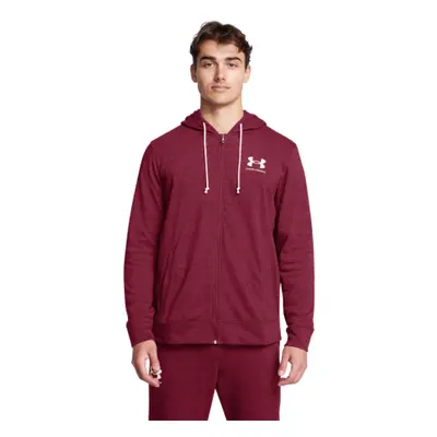 Pánská mikina se zipem UNDER ARMOUR UA Rival Terry LC FZ-RED