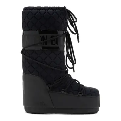 Dámské vysoké zimní boty MOON BOOT MB ICON QUILT -N001 BLACK