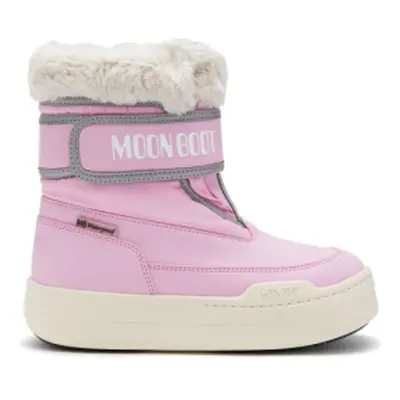 Juniorské vysoké zimní boty MOON BOOT MB JR PARK STRAP-J001 PINK