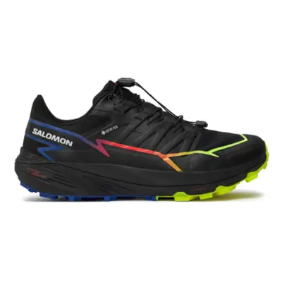 Pánská běžecká trailová obuv SALOMON ThunderCross GTX Blue Fire black surf the web safety yellow