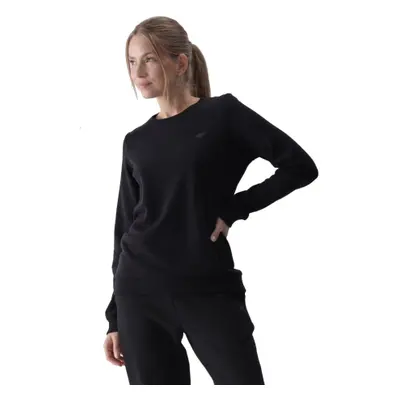 Dámská mikina 4F REGULAR FIT HIP LENGHT-WMM00TSWSF1469-20S-BLACK-L