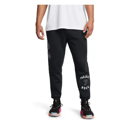 Pánské zateplené tepláky UNDER ARMOUR PROJECT ROCK PROJECT ROCK Icon Flc Jogger Q3-BLK