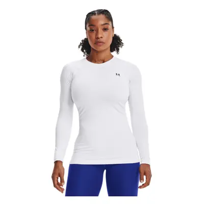 Dámské tréninkové triko s dlouhým rukávem UNDER ARMOUR UA CG Authentics Crew-WHT