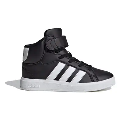 Juniorská rekreační obuv ADIDAS Grand Court Mid Jr core black cloud white core black