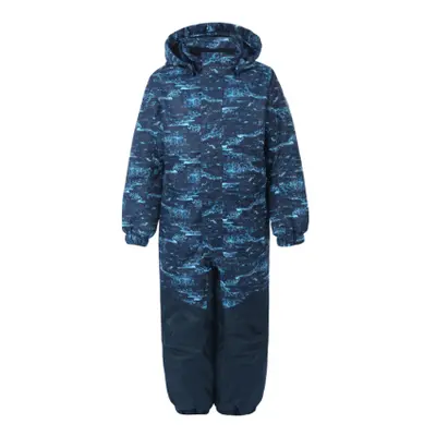 Chlapecký zimní overal COLOR KIDS Coverall AOP, AF 10.000, total eclipse