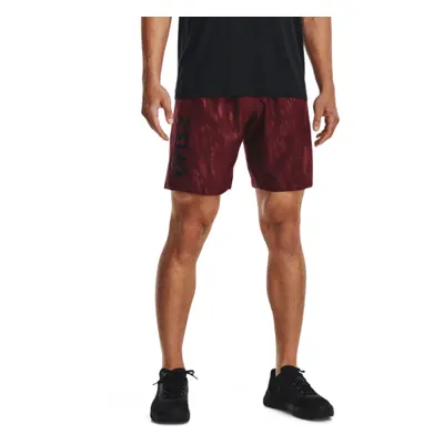 Pánské tréninkové kraťasy UNDER ARMOUR UA Woven Emboss Shorts-RED-1361432-690