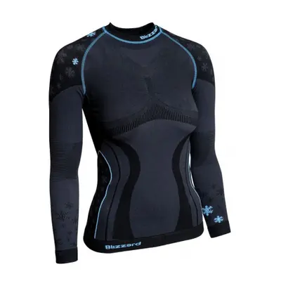 Dámské termo triko s dlouhým rukávem BLIZZARD CLASSIC CUT-Viva long sleeve, anthracite light blu