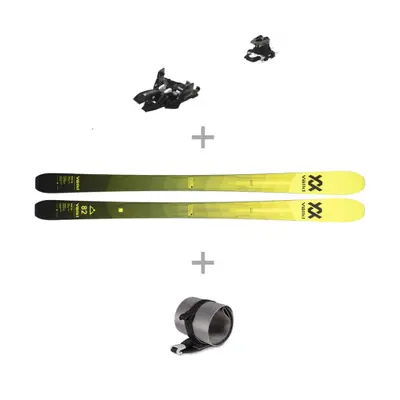 Skialp lyže VOLKL RISE UP 82 + SKINS + ALPINIST 10, black titanium + brake Al