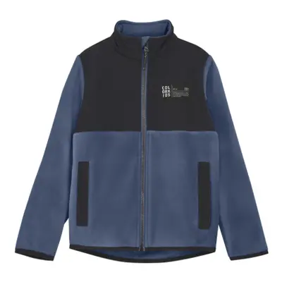 Dětská flísová mikina se zipem COLOR KIDS Fleece Jacket -7150-Vintage Indigo