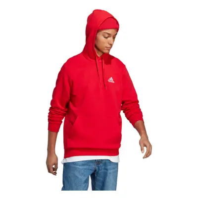 Pánská mikina s kapucí ADIDAS M FEELCOZY HD-H47018-Red