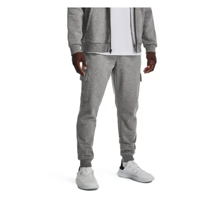 Pánské zateplené tepláky UNDER ARMOUR UA Rival Fleece Cargo Jogger-GRY