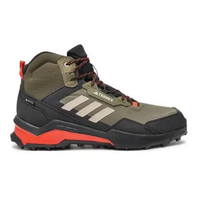 Pánská kotníková turistická obuv ADIDAS Terrex AX4 Mid GTX olive strata wonder beige core black