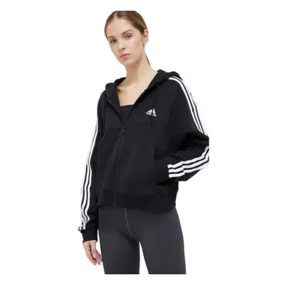 Dámská mikina se zipem ADIDAS W 3S FT FZ S HD-IC8781-Black